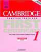 Cambridge Practice Tests for First Certificate 1 Teacher's book, Carne, Hashemi, Thomas 