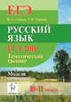 Русский язык. ЕГЭ-2016. Тематический тренинг. Модели сочинений. 10-11 классы. НОВИНКА., Сенина Наталья Аркадьевна, Гармаш Светлана Васильевна 