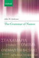 The Grammar of Names, John M. Anderson 