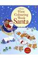 Santa. First Colouring Book. With stickers, Greenwell Jessica 