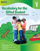 Vocabulary for the gifted student. Grade 1, 