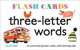 Three-letter Words. Flash Cards, Gree Alain 