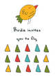 Блокнот для записей "Birdie invites you to fly" (А6), 