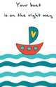Блокнот для записей "Your boat is on the right way" (А5), 