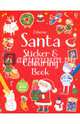 Santa Sticker and Colouring Book, 