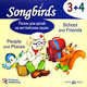 Песни для детей на английском языке. 3+4. People and Places. School and Friends (аудиокнига CD), 