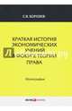 Краткая история экономический учений в фокусе теории права. Монография, Королёв Сергей Викторович 