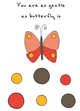 Блокнот для записей "You are as gentle as butterfly is" (А6), 