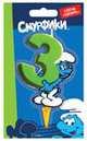 Свеча цифра "3", СМУРФИКИ, The Smurfs/Смурфики 