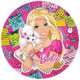 Тарелка бум. "КУКОЛКА", 23см, 10шт., БАРБИ, BARBIE 