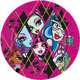 Тарелка бум. "МОНСТР ХАЙ", 23см, 10шт., МХ, MONSTER HIGH 