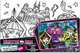 Набор:роспись по холсту"ЗАМОК МОНСТРОВ" 20*30см_MH, MONSTER HIGH 