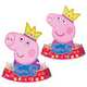 Колпачок фигурный, 6шт, 2дизайна "Пеппа-принцесса", Peppa Pig 