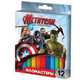 Фломастеры 12цв. Marvel "Мстители", 