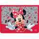 Папка для тетр.А4,1отд.молн. Disney "Минни", 