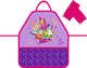 Фартук для труда с нарукавниками Shopkins, 