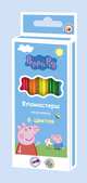 Фломастеры неон 6 цветов "Peppa Pig", 