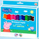 Фломастеры толстые 12 цветов тм "Peppa Pig", 