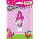 Свеча-цифра №4, 8см_Shopkins, SHOPKINS 