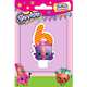 Свеча-цифра №6, 8см_Shopkins, SHOPKINS 