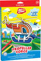 Игровой 3D пазл для раскрашивания Artberry/Propeller Force (6 флом+2 карты с фигур д/сборки) (Разноцветн), Котятова Н. И. 
