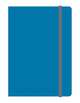 Тетрадь общая на резинке А6, ELEMENTS, 120 л., клетка (Синий), 