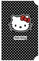 48398.Записная книжка в пластиковой обложке Hello Kitty Белый горох, 