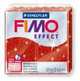 FIMO effect полимерная глина, запекаемая в печке, уп. 57 гр. цвет: красный с блестками, 