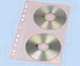 Папка - файл для двух CD с перфорацией, 0,035мм; 10 штук; формат А4., 
