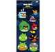 Наклейки декоративные 3D "Angry birds Space"14*34 см, 