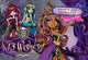 Альбом 40 листов, спираль, Monster High, плотность 80 гр.,обложка мелован. 235 гр/м2, 