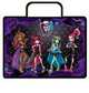 Сумка Monster High А4 с ручками текстильная, печать на пластике, на молнии. Одно отделение., 