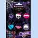 Кнопки "Monster High" с резиновыми головками, 