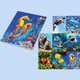 Блокнот 3D SEA WORLD, 30 листов, формат А7, обложка-пластик.Упаковка - дисплей по 80 шт., 
