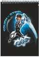 Блокнот "Max Steel", формат А6, спираль верхняя двойная, 60 листов, клетка, 105 * 145 мм, обложка - мелованный картон, 