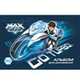 Альбом для рисования "Max Steel", 40 листов, формат А4, на спирали, плотность 80 г, обложка -глянцевая ламинация, 