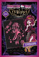 Гравюра Monster High "Дракулаура", эффект розовый металлик, 
