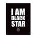 Тетрадь I am Black Star. Member of Black Star Family (48 л., клетка), 