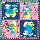 Салфетки "Смурфики", 33*33см, 20шт., The Smurfs/Смурфики 