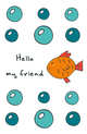 Блокнот для записей "Hello, my friend" (А5), 
