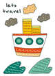 Блокнот для записей "Let's travel" (A6), 