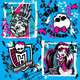 Салфетки "Монстр Хай", 33*33см, 20шт., MONSTER HIGH 