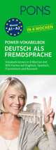 PONS: Power-Vokabelbox Deutsch als Fremdsprache A1-A2, 