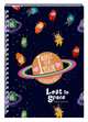 Ежедневник Lost in space (Инопланетяне) А5, твердая обложка, 192 стр., 