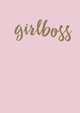 Блокнот. Girlboss (формат А5, тонированный блок, лента-ляссе), 