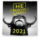 Не быкуй! Настенный календарь на 2021 год (300х300 мм), 