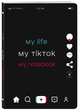 Блокнот. My life my TikTok my notebook (формат А4, мягкая обложка, круглые углы, блок в точку), 