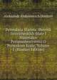 Permskaia Starina: Sbornik Istoricheskikh State I Materialov Preimushestvenno O Permskom Kraie, Volume 5 (Russian Edition), Aleksandr Aleksieevich Dmitrev 