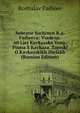 Sobrane Sochinen R.a. Fadieeva: Vvedene. 60 Liet Kavkazsko Vony. Pisma S Kavkaza. Zapiski O Kavkazskikh Dielakh (Russian Edition), Rostislav Fadieev 