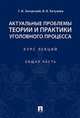 Актуальные проблемы теории и практики уголовного процесса. Курс лекций. Общая часть, Загорский Геннадий Ильич, Хатуева Виктория Владимировна 